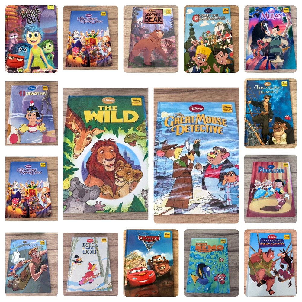 DISNEY WONDERFUL WORLD OF READING Hardback Books by Hachette Choose Your Title
