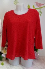 Vêtement occasion femme : Haut rouge CANDA " C&A " - T : 40 / 42 / L *