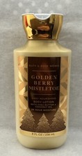 NEW Bath  Body Works GOLDEN BERRY MISTLETOE Body Lotion 8oz
