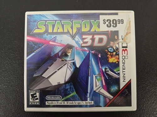 Star Fox 64 3D (Nintendo 3DS, 2011) Promotional Display Box BN9
