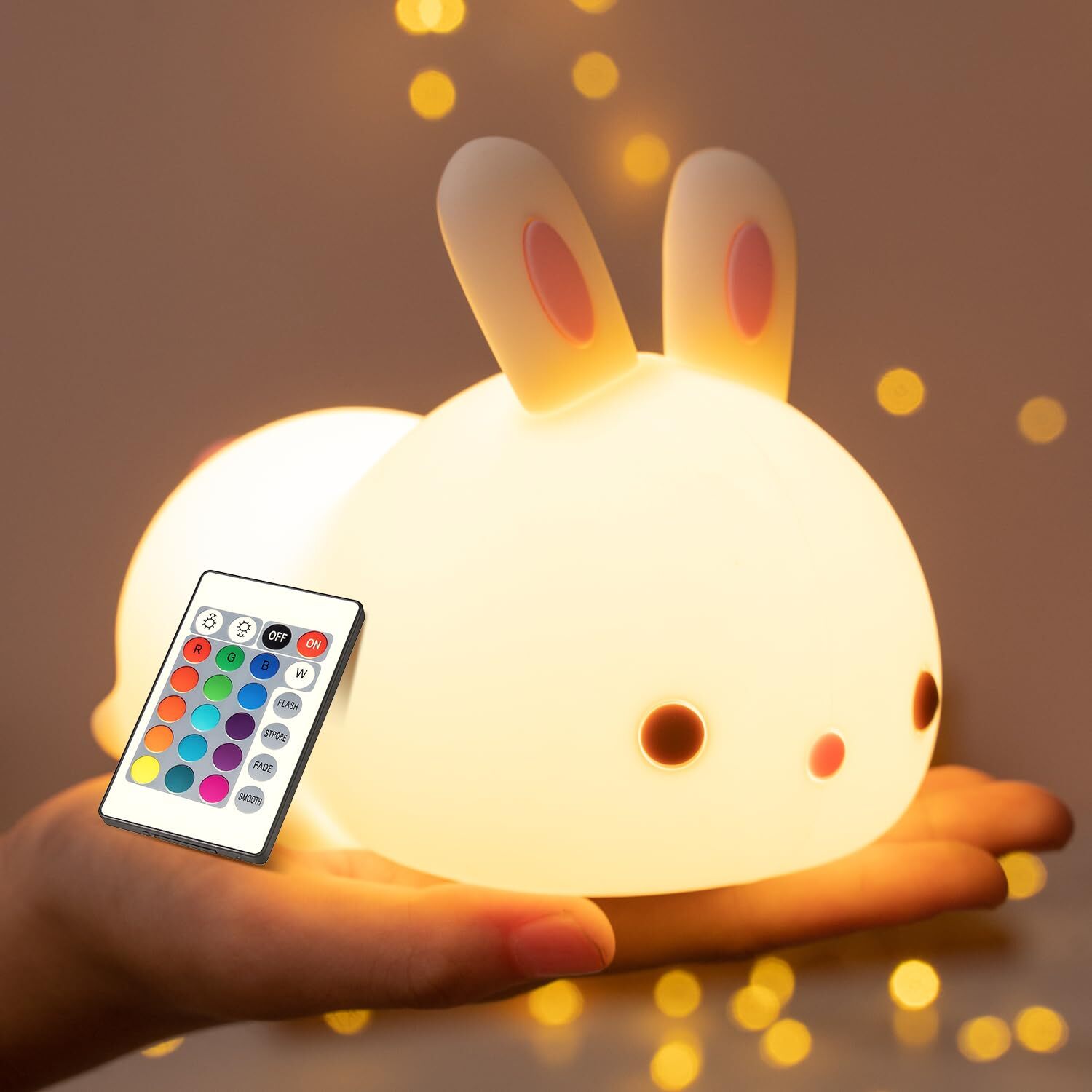 Night Light for Night Light, 16 Colors+Remote Cute Night Light Night Light,Di...