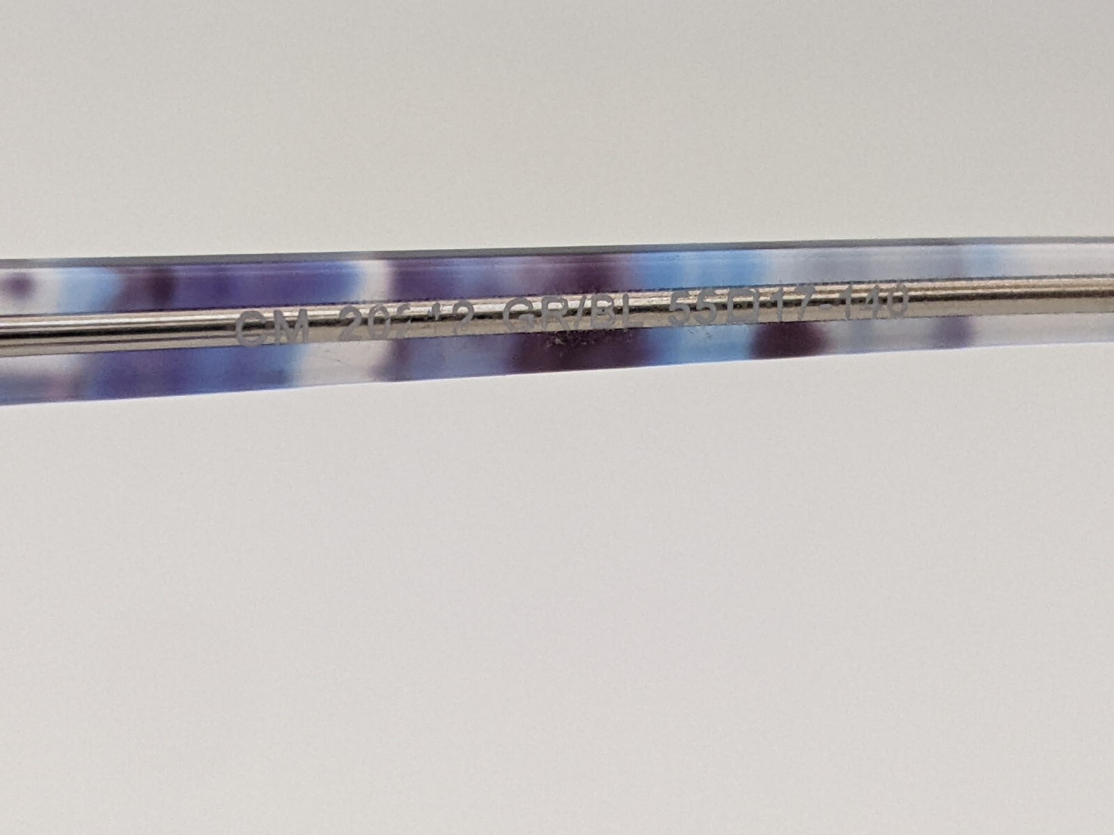 Chelsea Morgan CM 20212 GR/BL Eyeglasses Frames: Blue Purple Tortoise 55-17-140