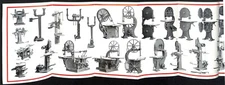 Crescent Machine Co c1929 Fold-Out Illustrated 6 x 28 Product Catalog VGC Scarce
