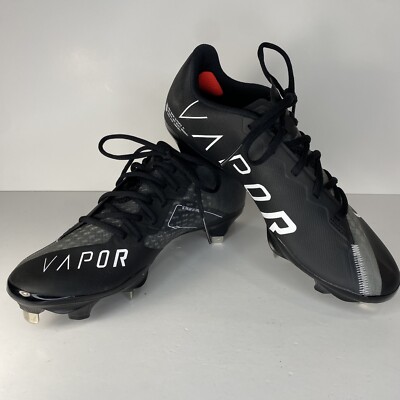 Nike React Vapor Ultrafly Elite 4 Black Gray White Baseball Cleats