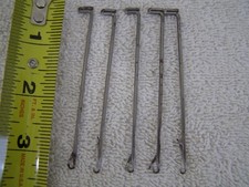 5 Beading on a Knitting Machine Latch Hook Needles Minor surface rust 3-1/4"