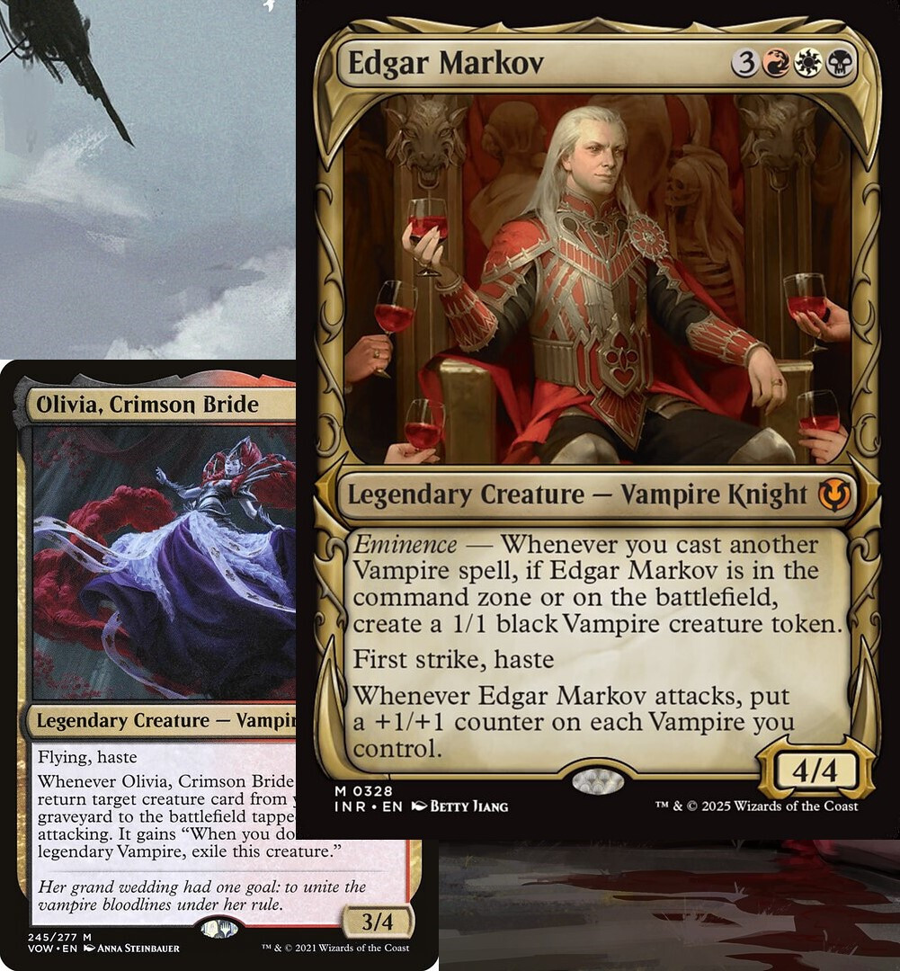 マジック：ザ・ギャザリング Edgar Markov Custom Commander deck Edgar Markov VAMPIRES Commander EDH Deck (B/W/R) - MTG Magic