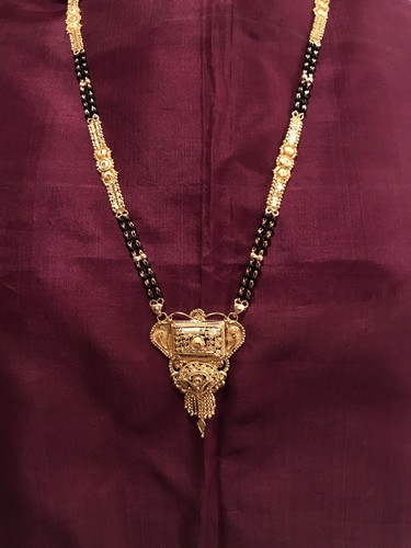 GOLD PLATED MANGALSUTRA INDIAN WEDDING 