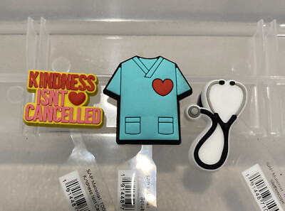 Crocs Shoes Stethoscope Jibbitz Crocs Shoe Charms NEW “Kindness