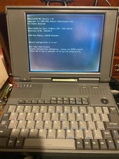 Rare Vintage ULTRA TS34A Laptop W/Carry Bag, Powers On Untested, parts or repair
