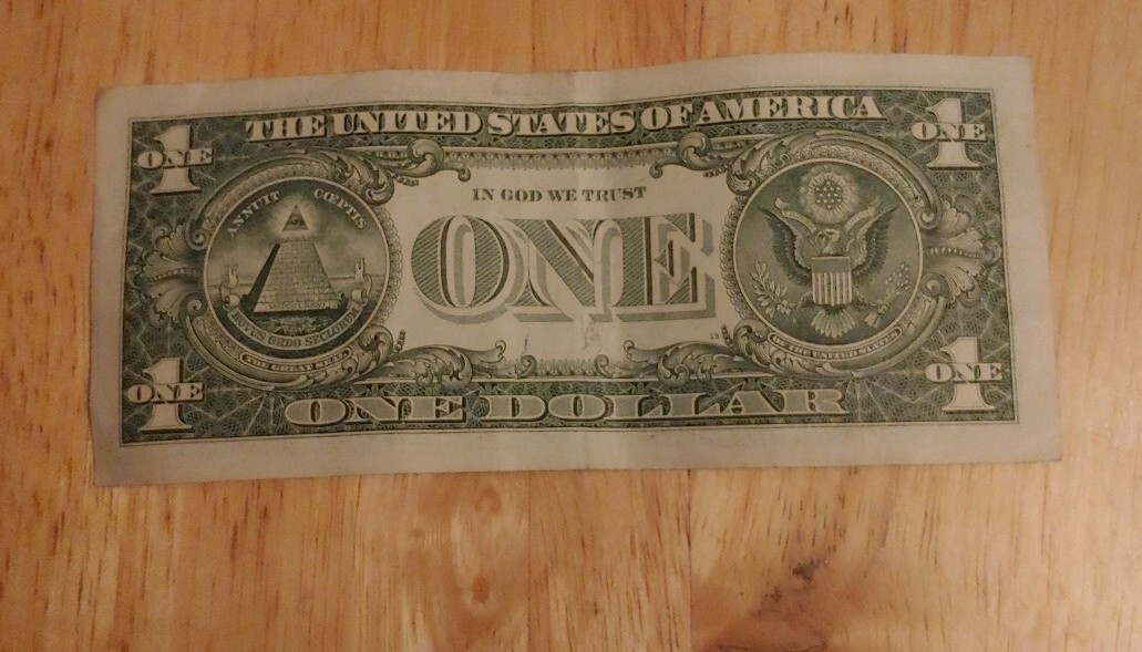 2017 A $1 DOLLAR BILL STAR NOTE WITH 666 DEVIL SERIAL NUMBER RARE ...