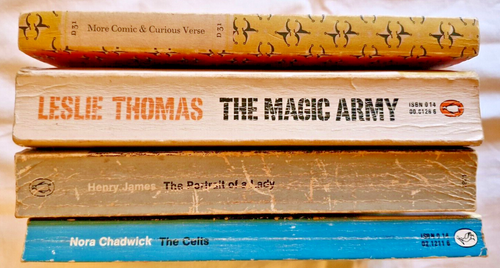 PENGUIN PAPERBACKS 4 Titles -Comic Verse, Henry James, Celts, Leslie Thomas - Picture 3 of 3