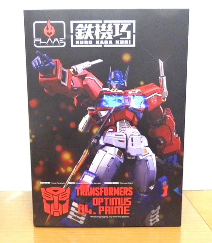 Transformers Kuro Kara Kuri #04 Optimus Prime FLAME TOYS Action Figure Die Cast - Picture 1 of 24