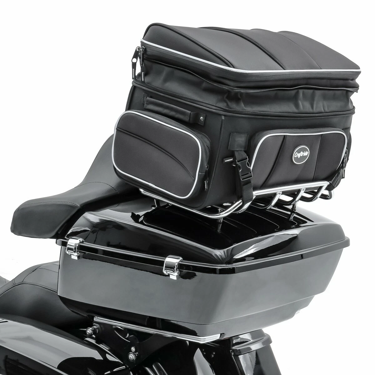 Motorcycle rear sales rack bag