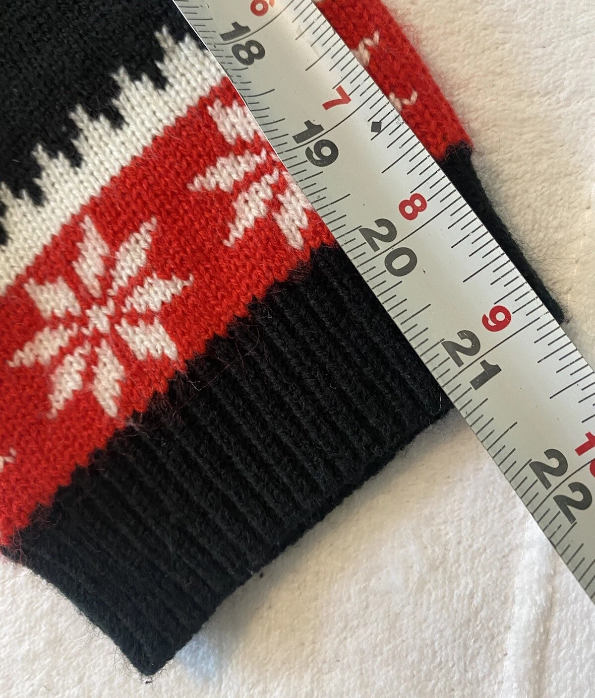 Men’s Ugly Christmas Sweater Reindeers Penguins Red Black White Festive Holiday