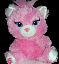 Build a Bear Buddies Smallfrys Pink Sparkle Sassy Cat plush