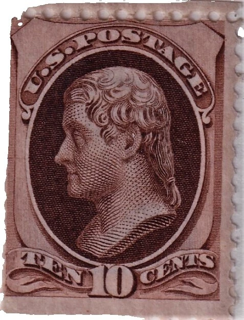 Mint Hinged Brown United States Stamps