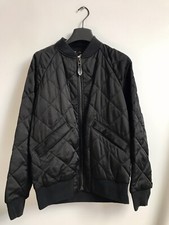 Coach Womens Black Quilted Bomber Jacket Xs