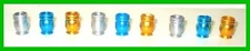 MENORAH CANDLE CUPS, Set of 9, Aluminum in 3 Colors