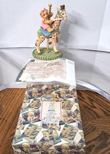 Cherished Teddies Flossie On Carousel Giraffe Figurine With Box and Paperwork