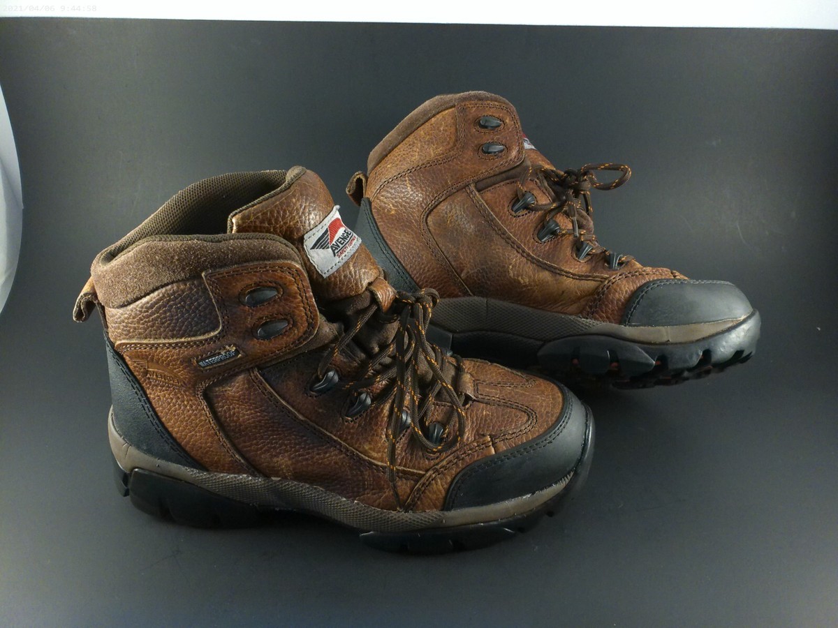 Avenger Soft Towed Hiker Boots Brown Leather Mens 9 US | eBay