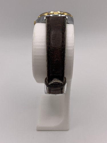 Vtg Lorus Sport Watch Leather Fresh Battery B2 Women Silver Gold Tone V515-1D08 - 第 5/12 張圖片
