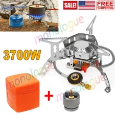 Portable Butane Propane Burner Gas Camping Stove w/box Outdoor Hiking Picnic USA