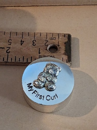 Baby Keepsake First Curl Holder Pre-owned But Not Used - Picture 6 of 7