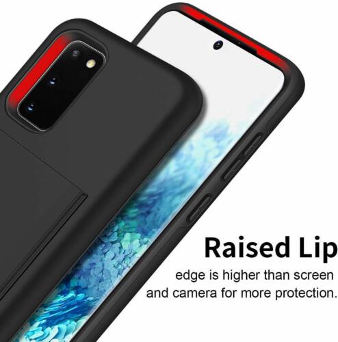 For Samsung Galaxy S20 ULTRA PLUS 3 Card Slots Wallet Case TPU Hard Slim Cover - Picture 6 of 36