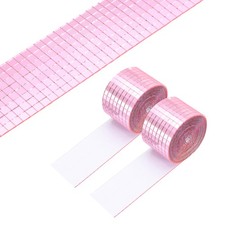 5x5mm Self Adhesive Mirrors Mosaic Tiles, 6400 Pcs Mosaic Sticker, Pink