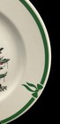 Vintage 1989 Spode Christmas Tree Plate 50th Anniversary Green Ribbon Rim 8” — photo 4