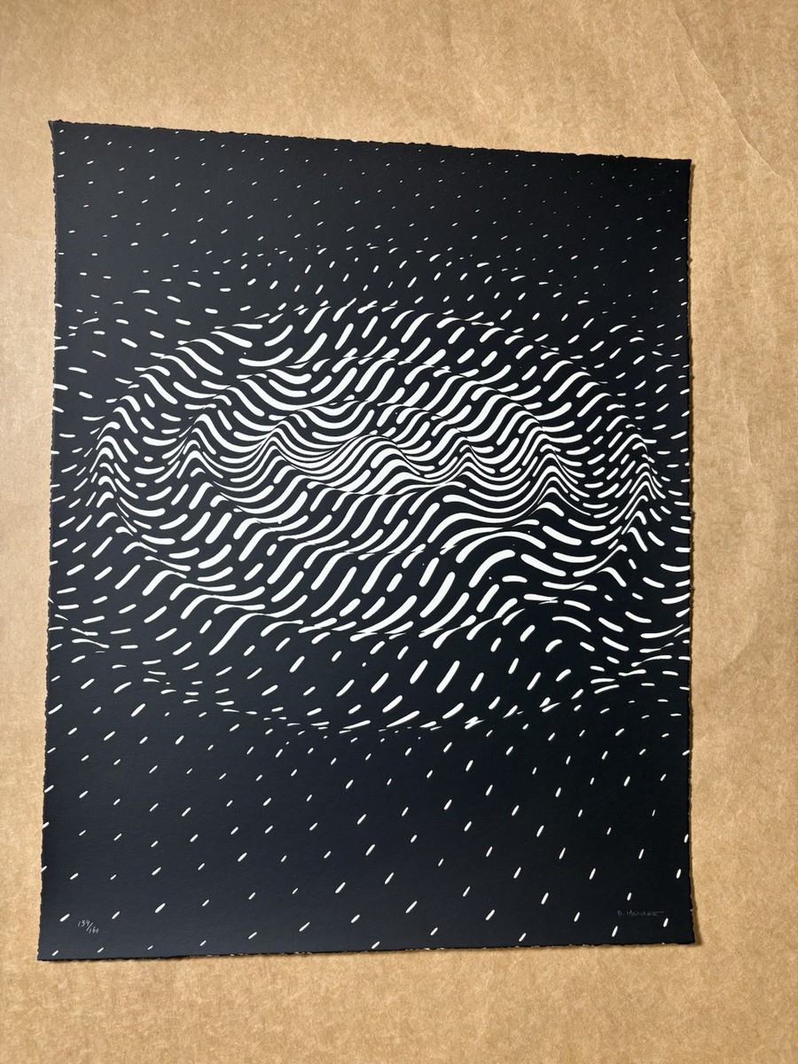 Brendan Monroe art print Ripple poster signed numbered silkscreen