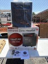 EdenPure Heater Eden Pure Model USA 1000 Tested Runs Well No Remote USA MADE!