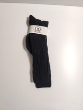 B studio - Women's socks - black- Made in USA - Cotton blend **H2**