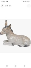 Lladro NAO Donkey - Figurine for nativity set