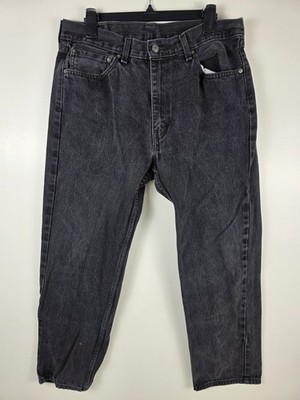 Levis Jeans Mens Black 505 Sz. 36×30
