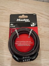 Master Lock 8143D 4ft Preset Combination Cabl...