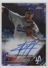 2016 Topps Chrome Rookie Purple Refractor 15/250 Frankie Montas #RA-FM Auto 00ht