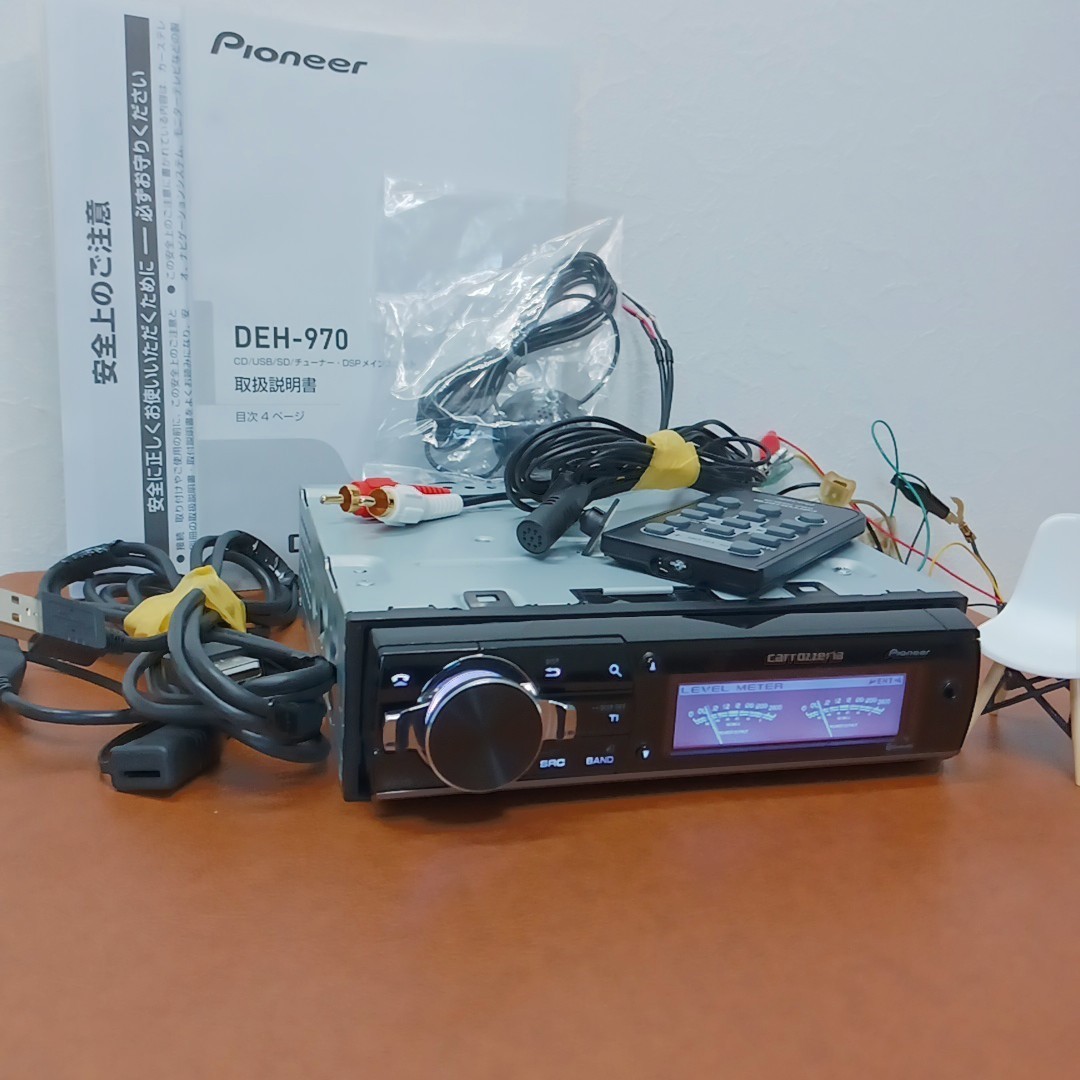 Pioneer Carrozzeria DEH-970 1DIN Car Audio CD USB Bluetooth DSP