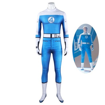 The Fantastic Four: First Steps Human Torch Costume Cosplay Bodysuit Men's Outfi