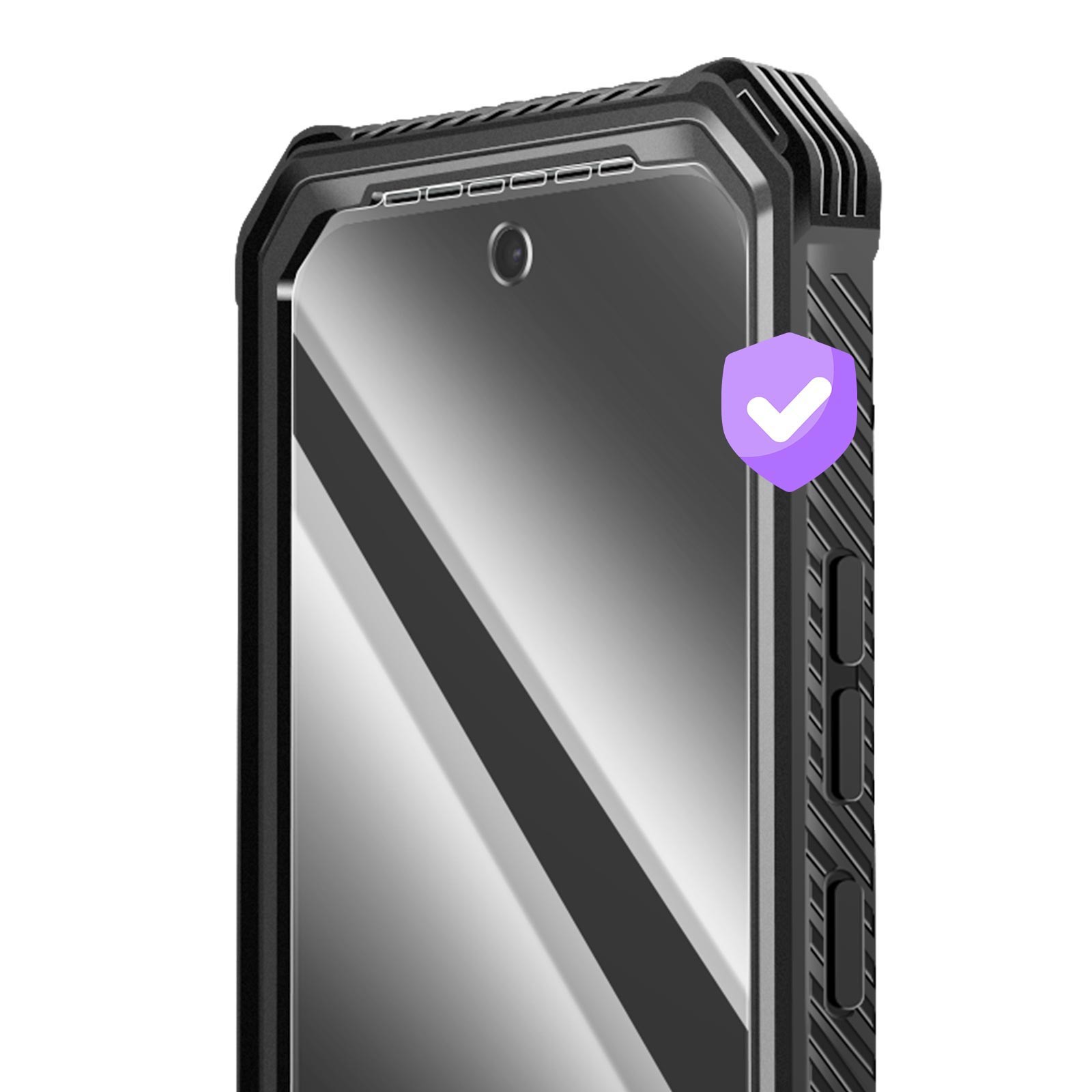 Coque Samsung Galaxy A36 i-Blason Armorbox Renforcée avec Support Intégré - Noir - 3