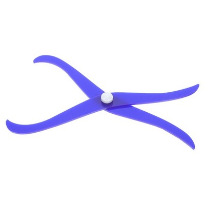 Blue Acrylic Measuring Caliper Durable Lightweight Clay Sculpture Tool for Arts