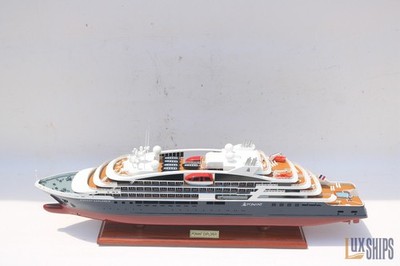 Ponant Explorer Kreuzfahrtschiff Holzmodell 27,5 Zoll (70 cm) Handarbeit Samm...