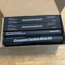 Sanding Block Kit 12 PC - Auto Body kit,Automotive Black 