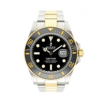 ROLEX SUBMARINER DATE 41 REF. 126613LN STAHL/GOLD 2020 FULL SET