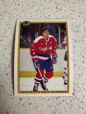 1990-91 Nick Kypreos Bowman hockey card #67 - Washington Capitals
