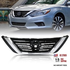 Front Bumper Black Grill Fit for 2016 2017 2018 Nissan Altima Upper Grille