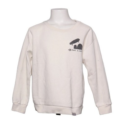 Zeeman, Sweatshirt, Größe: 122/128, Weiß, Baumwolle/Polyester, Print #Qc5