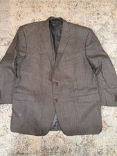 Classic Gray Men's Two-Button Blazer 48R Chaps A133