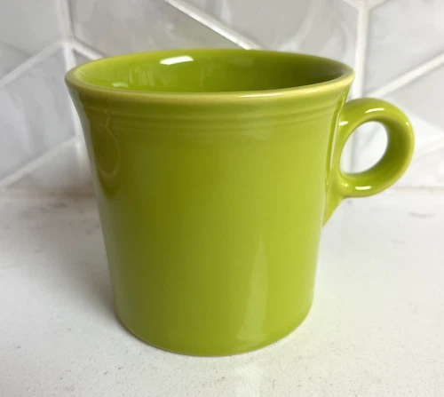 Fiesta Homer Laughlin Fiestaware Coffee Mug Lemongrass Lime Green 12oz USA