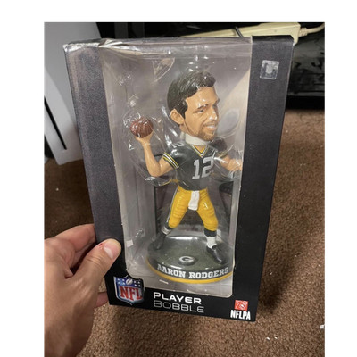 NFL Aaron Rodgers Green Bay Packers Bobblehead Figure Football Sports Theme
